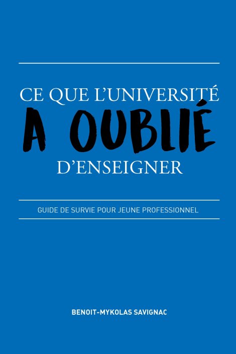 Ce que l'université a oublié d'enseigner