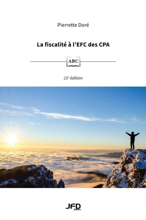 La fiscalité à  l'EFC des CPA, 21e édition