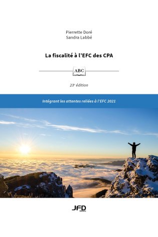 La fiscalité à l’EFC des CPA – 23e édition